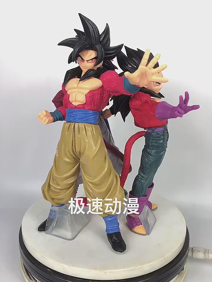 Figura de Dragon Ball de 40cm, estatua de PVC de Son Goku GT Super Saiyan 4, Anime Vegeta Ape, juguete de colección, regalo de Navidad