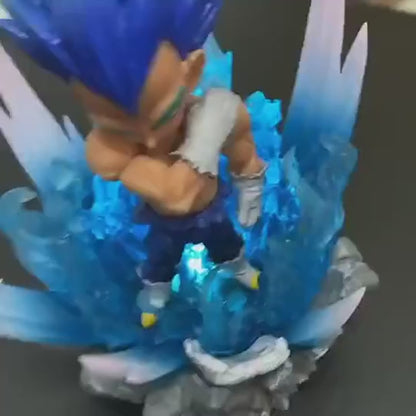 Figuras de acción de Dragon Ball, Gogeta, Super Saiyan, DBZ, Goku, Vegeta, Vegetto, colección de Anime en PVC, juguete de dibujos animados para niños