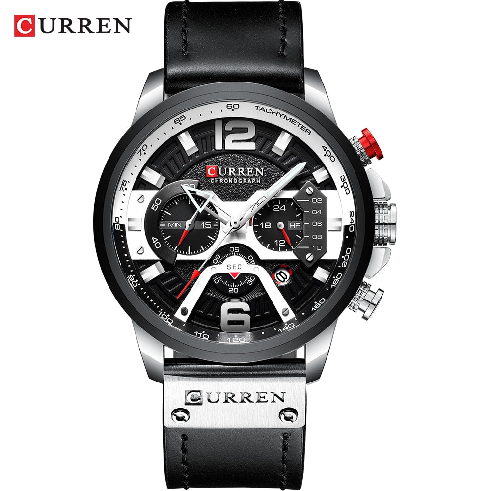 CURREN Relojes deportivos informales para hombre.