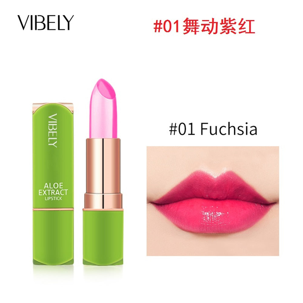 VIBELY-Bálsamo labial Natural de Aloe Vera para mujer.