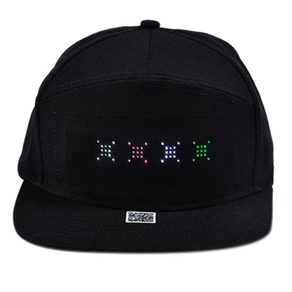 Gorra de béisbol Unisex Bluetooth LED teléfono móvil aplicación controlada.