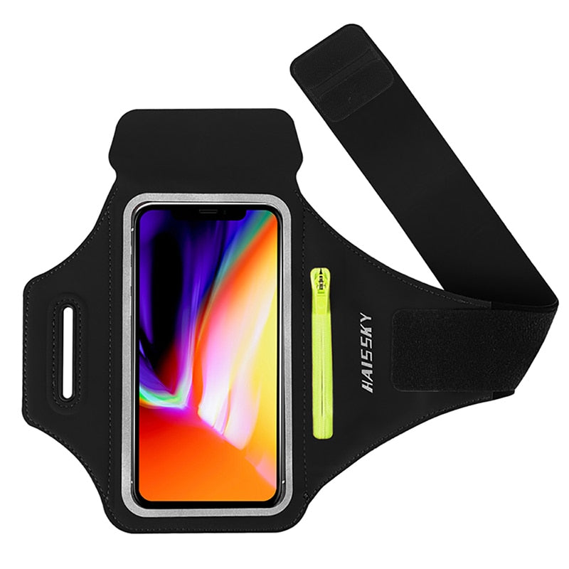 Brazalete deportivo para correr, bolsa con cremallera para Airpods Pro.