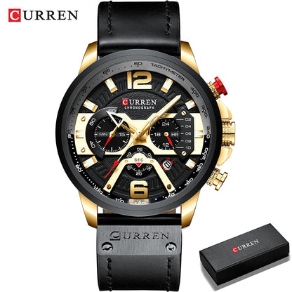 CURREN Relojes deportivos informales para hombre.