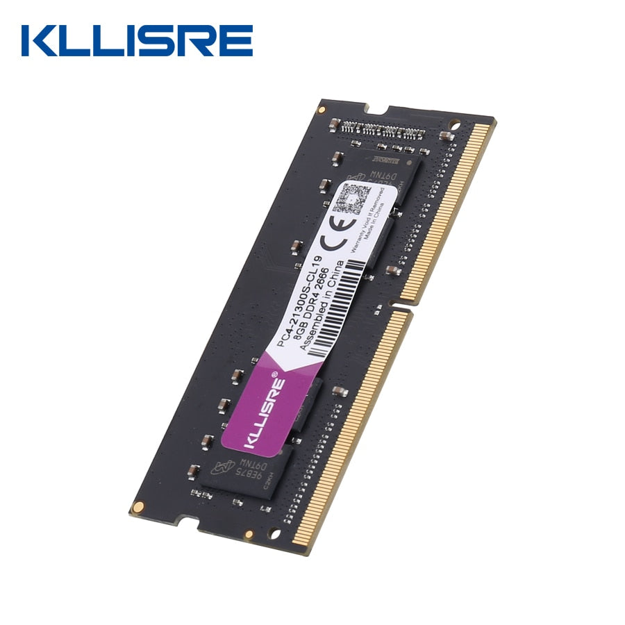 Kllisre-RAM para laptop, memoría sodimm para portátil, DDR3 DDR4 8GB 4GB 16GB, 1333 1600 2400 2666 2133 DDR3L 204pin