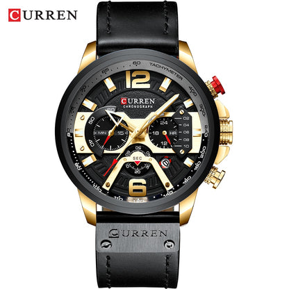 CURREN Relojes deportivos informales para hombre.