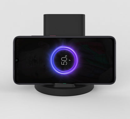 Xiaomi cargador inalámbrico para teléfono móvil, dispositivo de carga de 20W Max con Flash, carga estándar Qi para iPhone/Samsung/Huawei/Oneplus