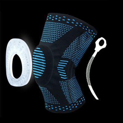 Rodillera protectora de silicona para deportes, rodilleras de compresión para correr, baloncesto, 1 pieza