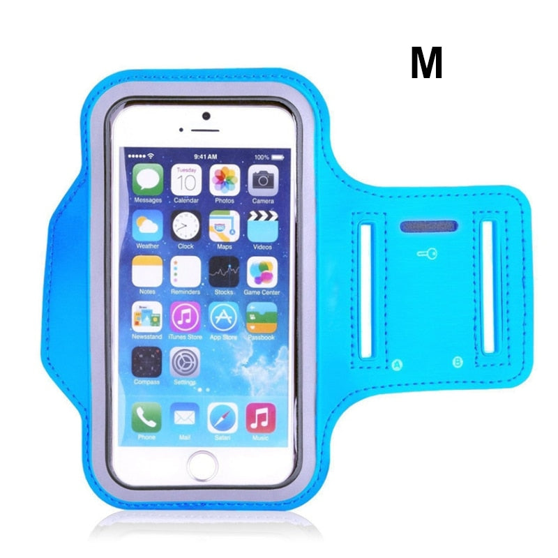 Funda con brazalete para teléfono móvil, accesorio de 5 - 7 pulgadas para deportes al aire libre