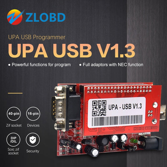 UPA Usb con 1,3 SN:050D5A5B, herramienta de diagnóstico, programador ECU con adaptador completo UPA