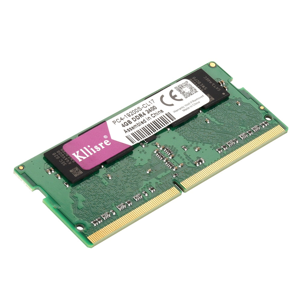 Kllisre-RAM para laptop, memoría sodimm para portátil, DDR3 DDR4 8GB 4GB 16GB, 1333 1600 2400 2666 2133 DDR3L 204pin