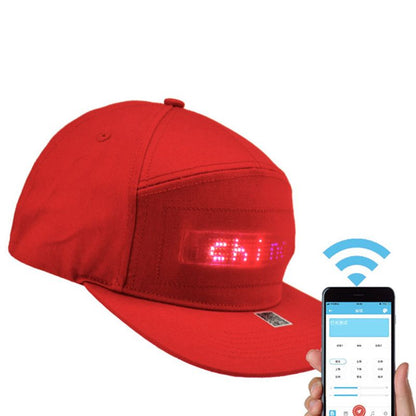 Gorra de béisbol Unisex Bluetooth LED teléfono móvil aplicación controlada.