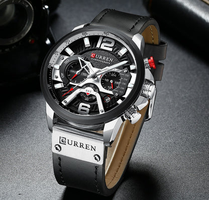 CURREN Relojes deportivos informales para hombre.