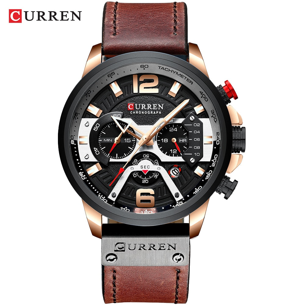 CURREN Relojes deportivos informales para hombre.