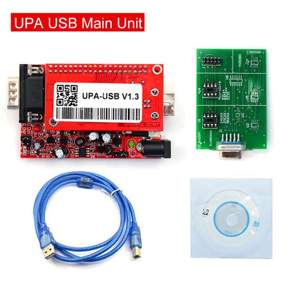 UPA Usb con 1,3 SN:050D5A5B, herramienta de diagnóstico, programador ECU con adaptador completo UPA