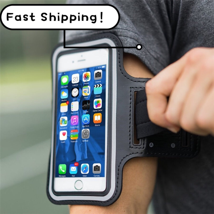 Funda con brazalete para teléfono móvil, accesorio de 5 - 7 pulgadas para deportes al aire libre