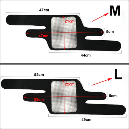 Rodilleras de turmalina autocalentables, soporte de 8 terapia magnética, rodilleras para alivio del dolor, artritis, rótula, Mangas de masaje