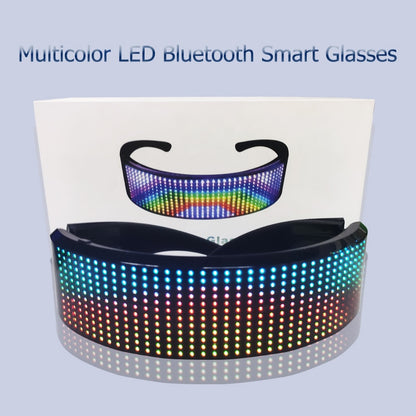 Gafas Led con Bluetooth para fiesta, lentes luminosas con Control por aplicación, idiomas personalizados, carga USB, parpadeantes, para Concierto de Navidad