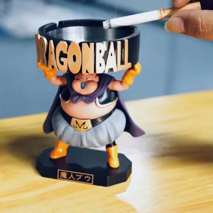 Cenicero portátil de Dragon Ball para adultos, figura de acción de hombre mágico, Buu Majin