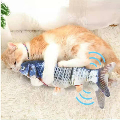 Juguete eléctrico interactivo con cargador USB para gatos, juguete para morder, suministros para mascotas