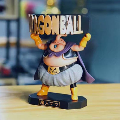 Cenicero portátil de Dragon Ball para adultos, figura de acción de hombre mágico, Buu Majin