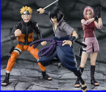 Figura de acción ORIGINAL NARUTO Uzumaki Naruto Uchiha Sasuke Haruno Sakura.