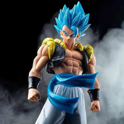 Figura de acción de Dragon Ball Z Super Saiyan Blue Gogeta, modelo de PVC de 26CM.