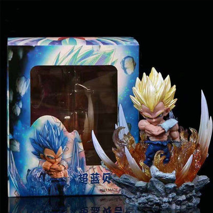 Figuras de acción de Dragon Ball, Gogeta, Super Saiyan, DBZ, Goku, Vegeta, Vegetto, colección de Anime en PVC, juguete de dibujos animados para niños