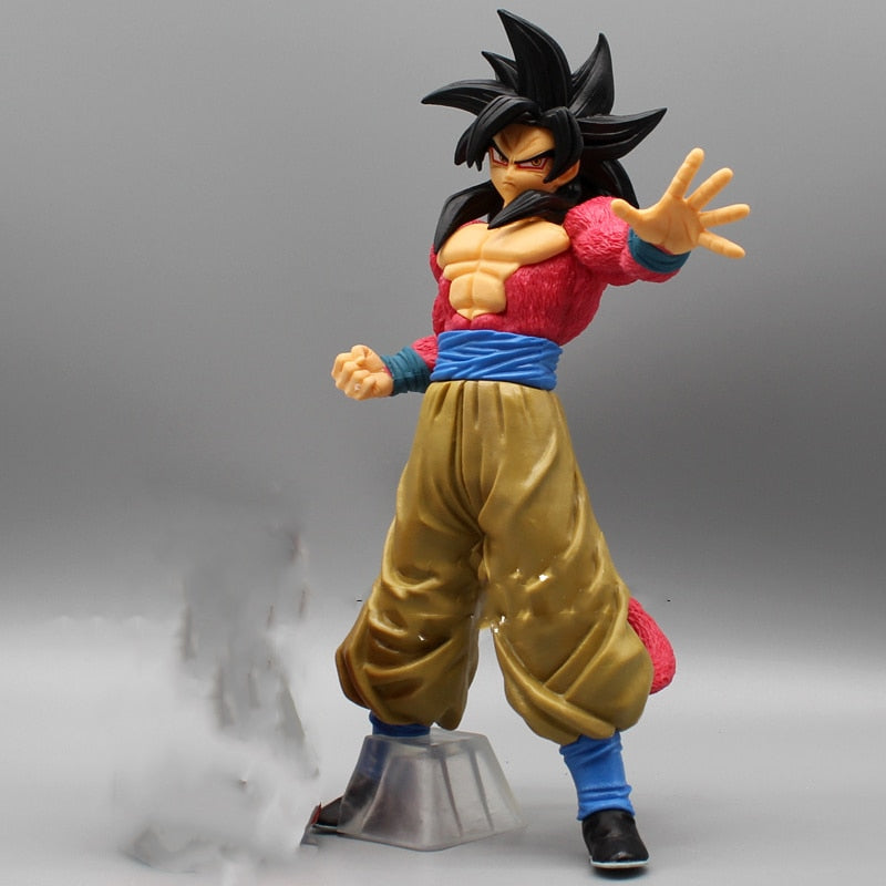 Figura de Dragon Ball de 40cm, estatua de PVC de Son Goku GT Super Saiyan 4, Anime Vegeta Ape, juguete de colección, regalo de Navidad