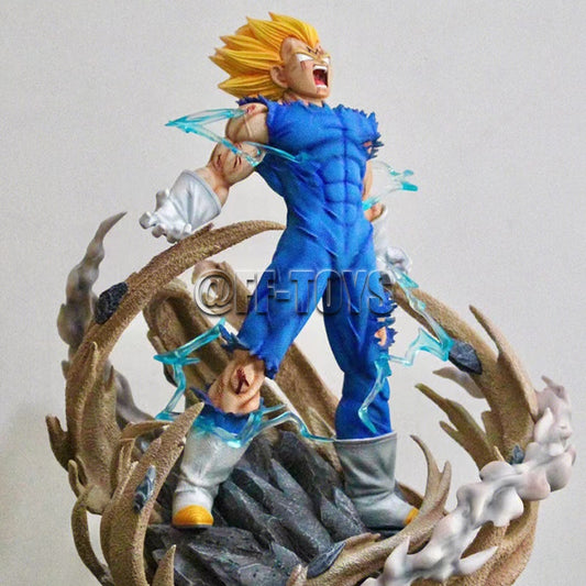 Anime Dragon Ball Z GK Vegeta figura autodestrucción Majin Vegeta figurita 27CM PVC.