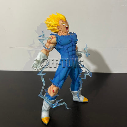 Anime Dragon Ball Z GK Vegeta figura autodestrucción Majin Vegeta figurita 27CM PVC.