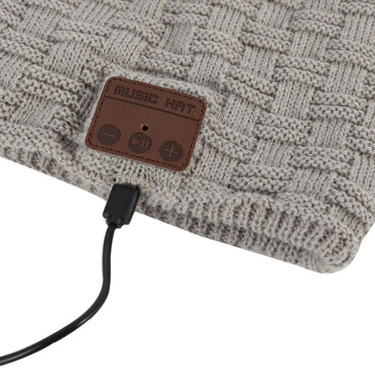 Gorro de música para hombre y mujer, gorro deportivo inalámbrico con auriculares, gorra inteligente, altavoz, micrófono.