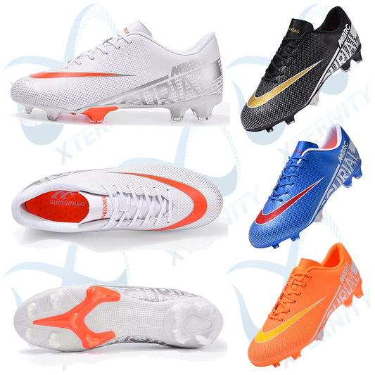 Zapatos de fútbol ligeros, botas antideslizantes de entrenamiento, tacos originales ultraligeros FG/TF Size 39-46