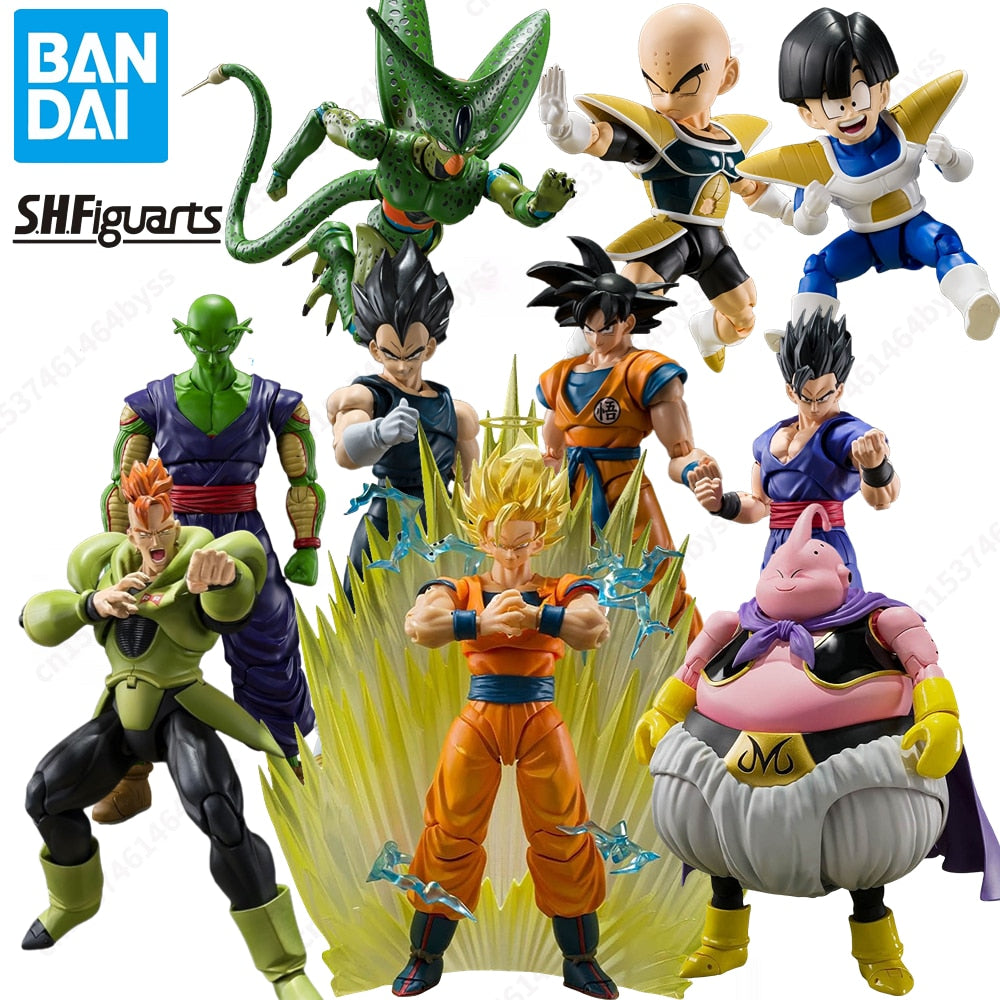 BANDAI-figuras de acción de Dragon Ball Super.