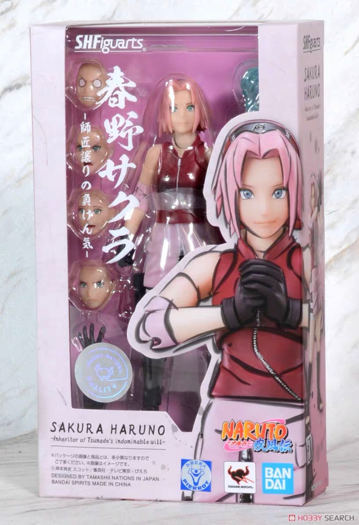 Bandai-figura de acción de Naruto Shippuden Sasuke Sakura Uchiha Madara SHF, modelo Original de SHFiguarts 2,0