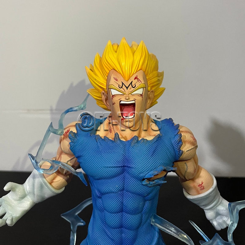 Anime Dragon Ball Z GK Vegeta figura autodestrucción Majin Vegeta figurita 27CM PVC.