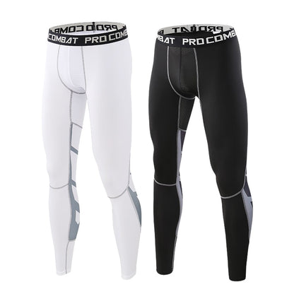 Pantalones de Compresión para Hombre, Mallas Elásticas de Lycra para Correr, Ciclismo, Baloncesto, Fútbol y Fitness