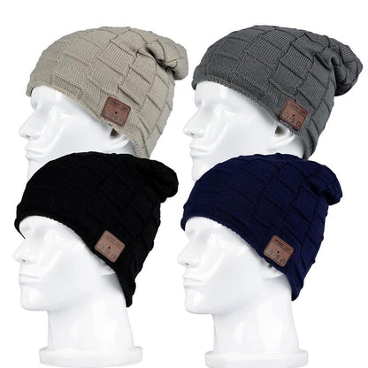 Gorro de música para hombre y mujer, gorro deportivo inalámbrico con auriculares, gorra inteligente, altavoz, micrófono.