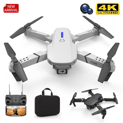 E88Pro-Dron 4K profesional con cámara HD gran angular de 2022 P.