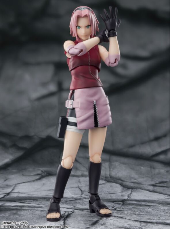 Figura de acción ORIGINAL NARUTO Uzumaki Naruto Uchiha Sasuke Haruno Sakura.