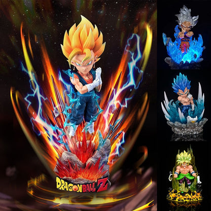 Figuras de acción de Dragon Ball, Gogeta, Super Saiyan, DBZ, Goku, Vegeta, Vegetto, colección de Anime en PVC, juguete de dibujos animados para niños