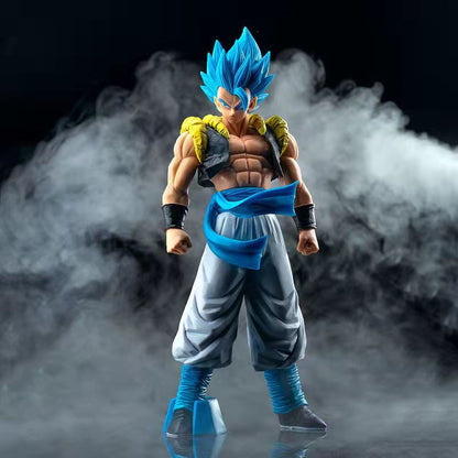 Figura de acción de Dragon Ball Z Super Saiyan Blue Gogeta, modelo de PVC de 26CM.