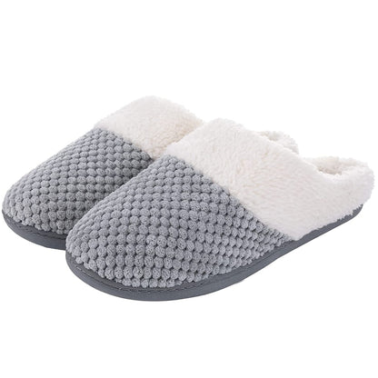 Pantuflas de casa para interiores, espuma viscoelástica.