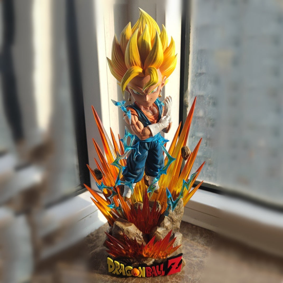 Figuras de acción de Dragon Ball, Gogeta, Super Saiyan, DBZ, Goku, Vegeta, Vegetto, colección de Anime en PVC, juguete de dibujos animados para niños