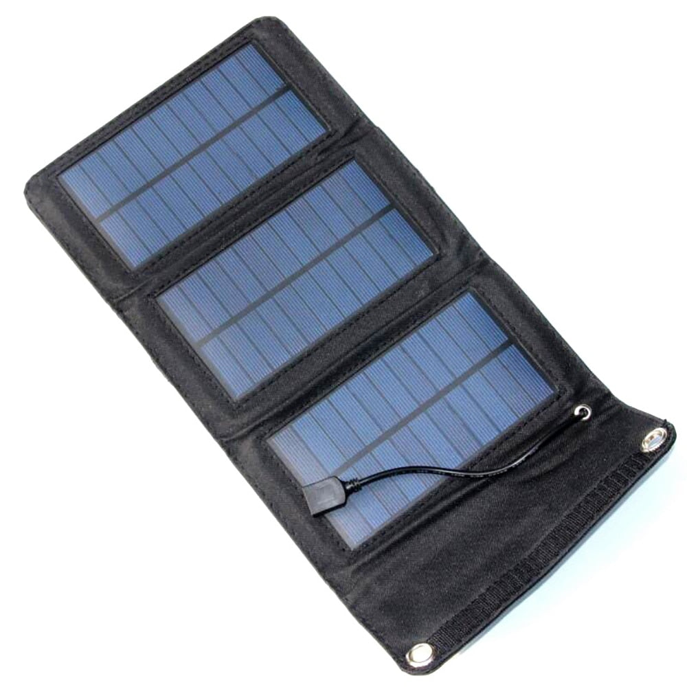 Panel Solar plegable para exteriores.