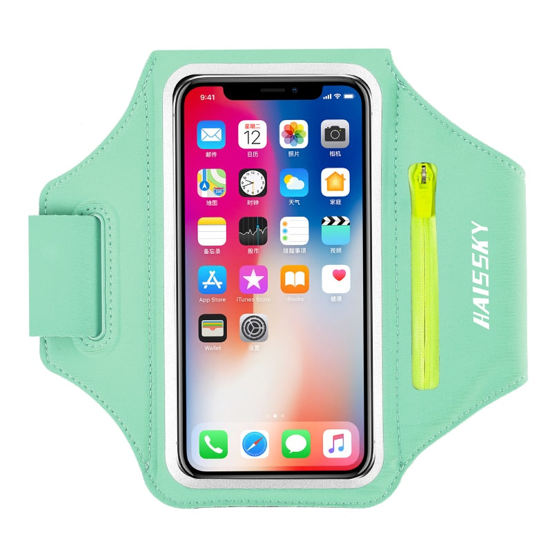 Brazalete deportivo para correr, bolsa con cremallera para Airpods Pro.