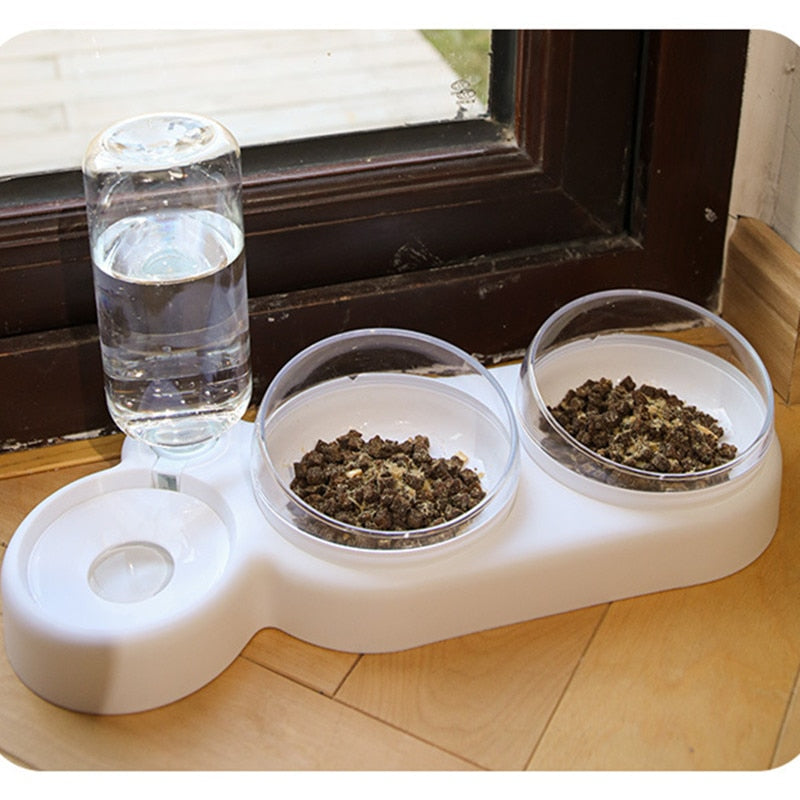 Dispensador automático de agua para mascotas, comedero para gatos, cuenco de comida para perros y gatos, accesorios para gatos