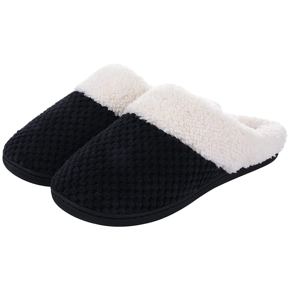 Pantuflas de casa para interiores, espuma viscoelástica.