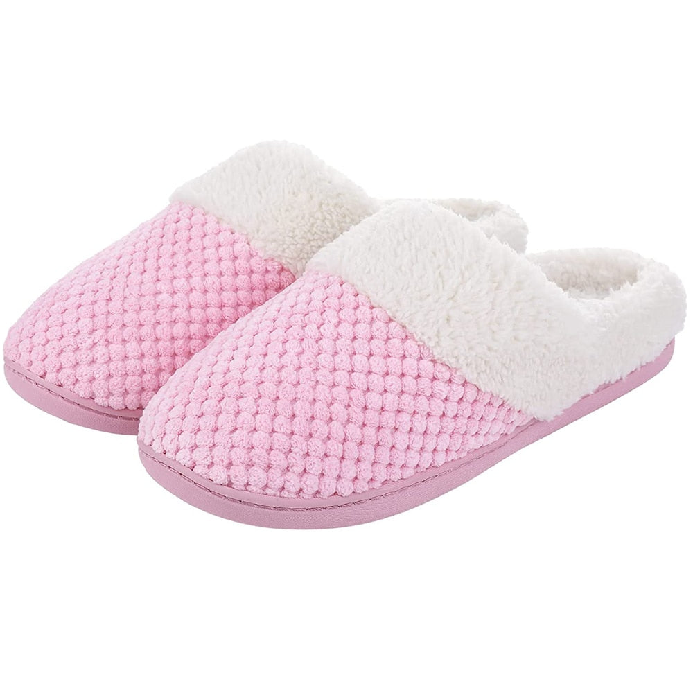 Pantuflas de casa para interiores, espuma viscoelástica.