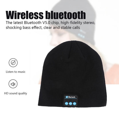 Auriculares inalámbricos Unisex para mujer, gorro de música inteligente con Bluetooth 2022.