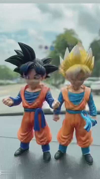 18cm anime dragon ball figures infância troncos goku super saiyan